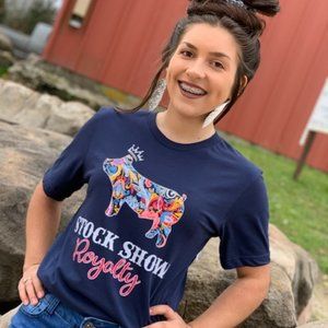 Stock Show Royalty Pig Tee
